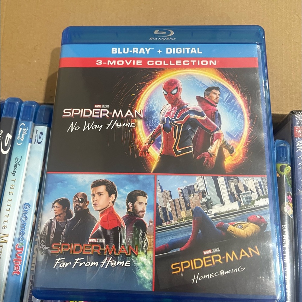No Digital Code Spider-Man 3-Movie Collection Blu-ray